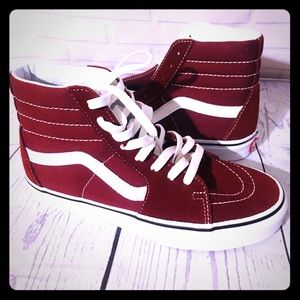 Vans Sk8-hi Classic brown/white. New Size 6.5